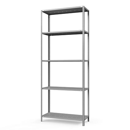 Стеллаж ТС Лайт 2500х700х500, 5 полок перф.