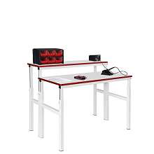 Стол рабочий двухуровневый СРД-1200х500