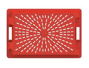 Ящик универсальный пищевой конусный перфорированный 600х400х200 (12.433.40.PE.R)