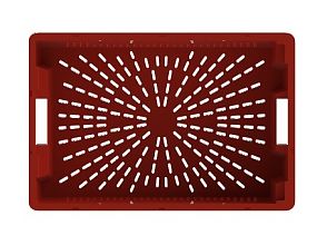 Ящик универсальный пищевой конусный перфорированный 600х400х200 (12.433.40.PE.R)