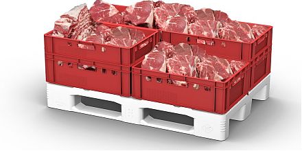 Ящик для мяса Е3 (морозостойкий) 600х400х300 (12.423.70.R)