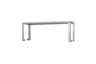 Полка-надстройка настольная ПННн - 1200x300x400 Norma Inox, нерж., 1 уровень