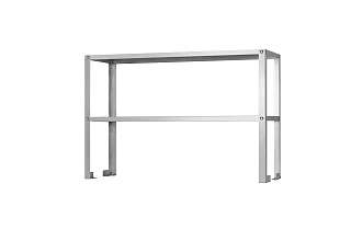 Полка-надстройка настольная ПННн - 800x300x800 Norma Inox, нерж., 2 уровня