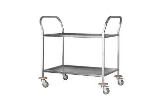 Тележка для сервировки ТДСп - 900x600x860 Profi Inox, 2 уровня