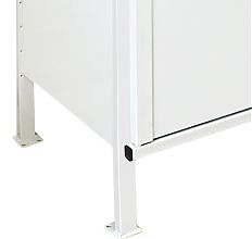 Стеллаж-шкаф СТ-200 с сетчатыми дверьми 2000х1030х500, 3 полки