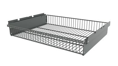 Корзина выдвижная 563х440х85 (Серебристый)