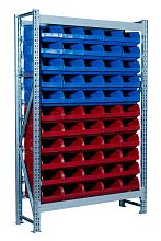 Стеллаж с ящиками КМС-14-2000/5003, 55 ящиков