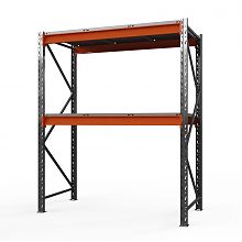 Стеллаж металлический Оптима, 2000x1250x785 мм. Ярусы: 2 шт. метал