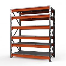 Стеллаж металлический Оптима, 3500x1530x785 мм. Ярусы: 6 шт. метал