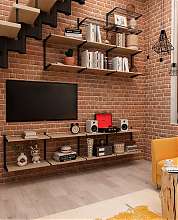 Гардеробная система Практик Home. Гостиная №1