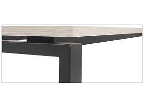 Стол NT 140X70 белое дерево/антрацит