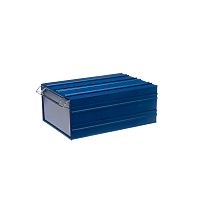 Пластиковый короб С-501-А-синий-прозрачный 328х212х126мм