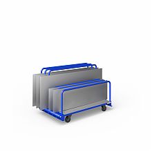 Стеллаж на колесах для перевозки листового материала СМК-1300х800