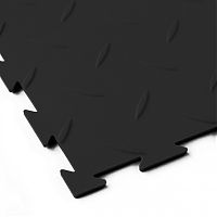 Универсальное напольное покрытие SENSOR RICE (черный, 7мм)