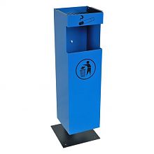 Урна для мусора уличная с пепельницей УО