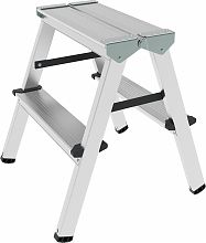 Стремянка алюминиевая двухсторонняя NV1120.2