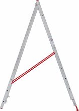 Лестница алюминиевая двухсекционная многофункциональная NV2220.9